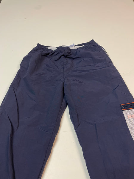 Reebok Vintage Trackpants Baggy Nylon Stoff aus Regenjacke M-L 272