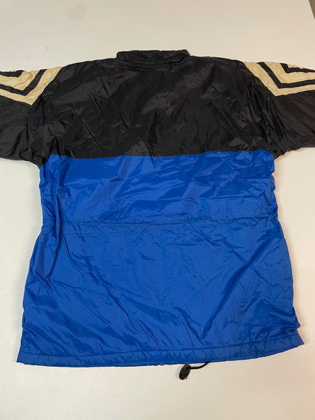 Adidas Vintage Trackjacket Nylon Stoff aus Regenjacke Gefüttert L 8935