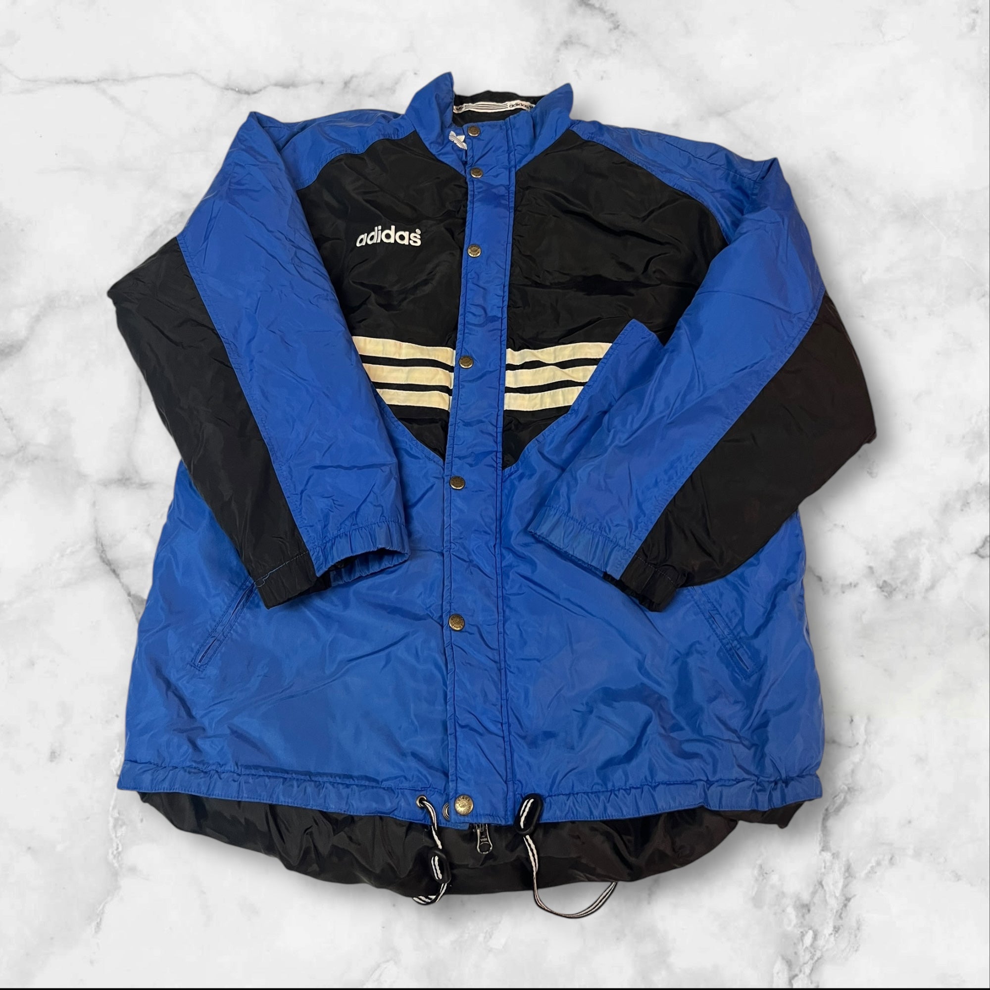 Vintage Adidas Jacke gefüttert L - XL 1255