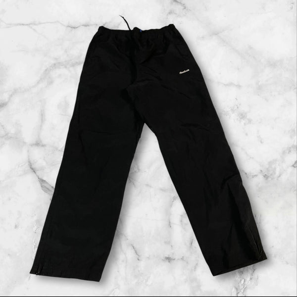 Reebok Vintage Trackpants Baggy Nylon Stoff aus Regenjacke S 863