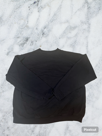 Vintage Reebok Sweatshirt XL fit M navy bestickt 5733