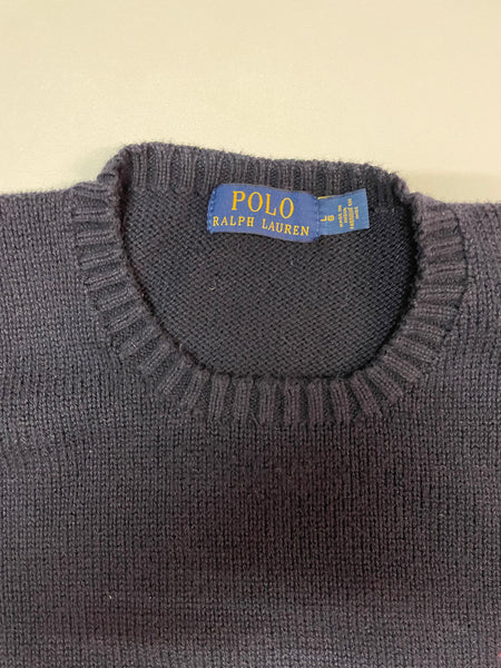 Ralph Lauren Vintage Pullover Navy #9061 Gr L