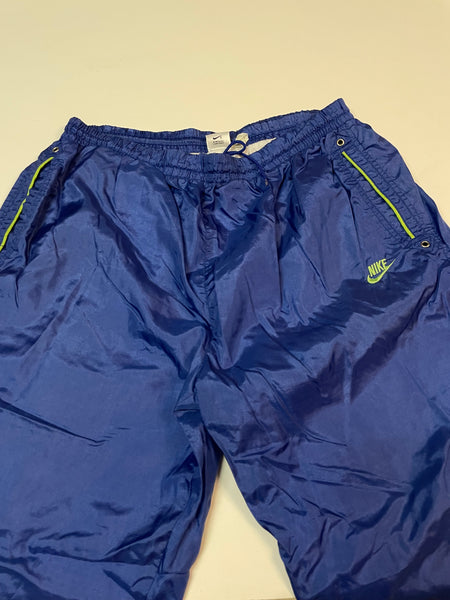 Nike Vintage Trackpants Baggy Nylon Stoff aus Regenjacke XL 247