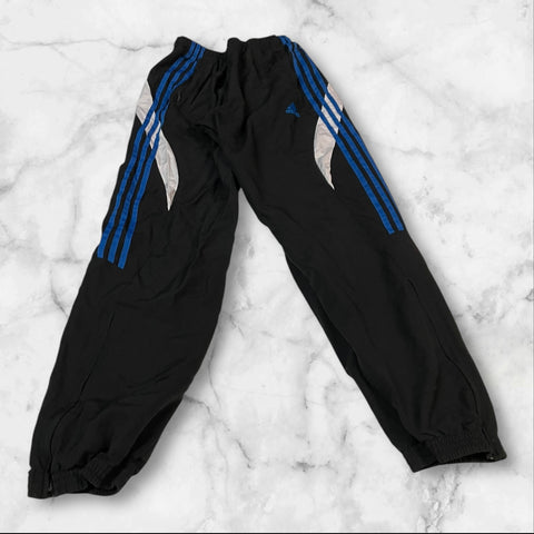 Adidas Vintage Trackpants Baggy Nylon Stoff aus Regenjacke M 215
