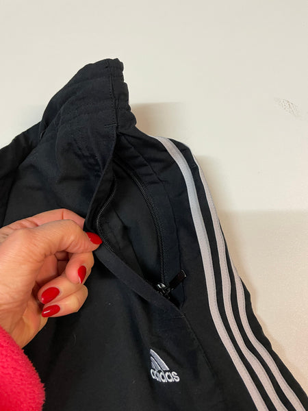 Adidas Vintage Trackpants Baggy Nylon Stoff aus Regenjacke XL 858