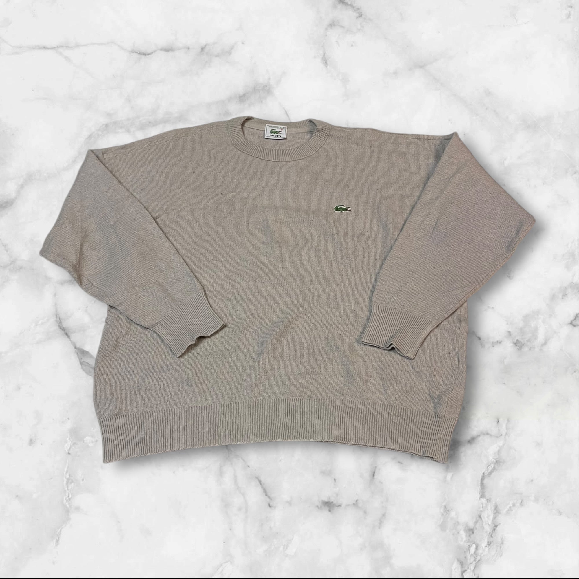 Lacoste Vintage Pullover 51% Wolle M 910