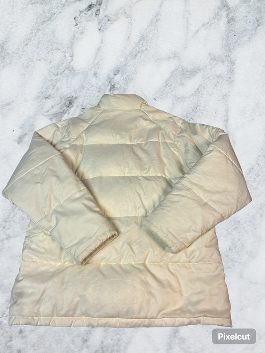 Vintage Tommy Hilfiger Winterjacke cremefarben L 6290