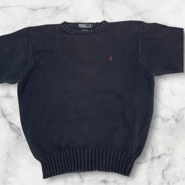 Ralph Lauren Vintage Pullover Navy #9062 Gr L