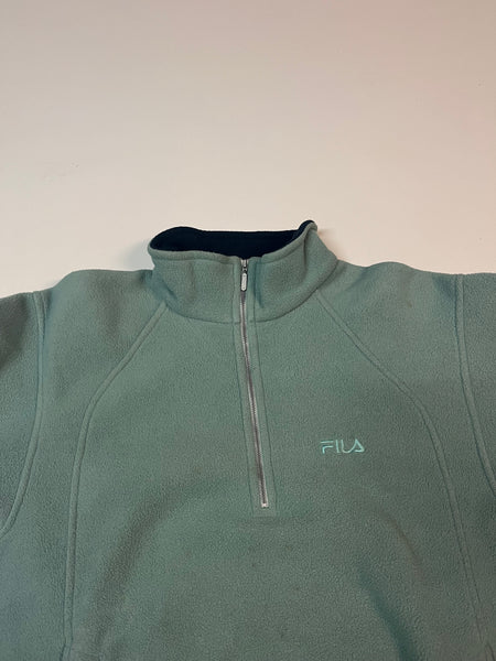 Vintage Fila Fleece Pullovee mit Reißverschluss L 573