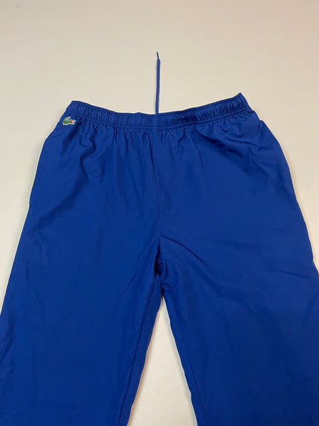 Lacoste Vintage Trackpants Baggy Nylon Stoff aus Regenjacke L 9685