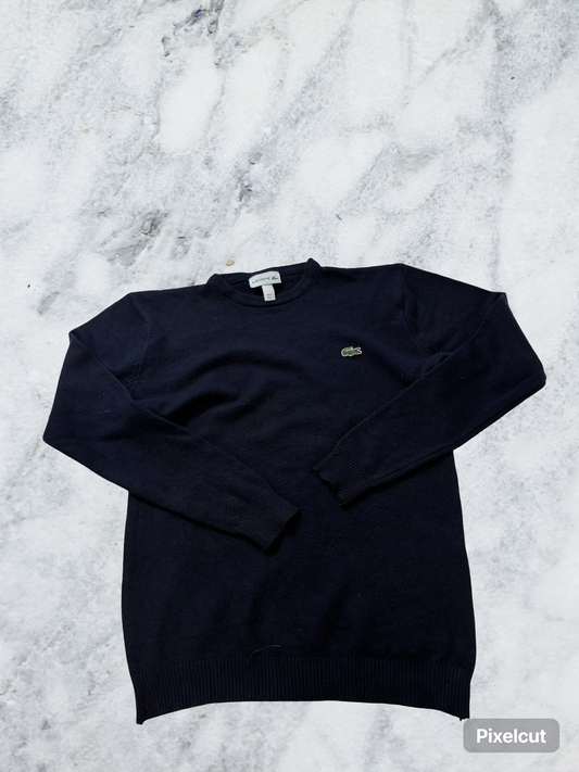 Vintage Lacoste Pullover 100% wolle L fit S - M 6738