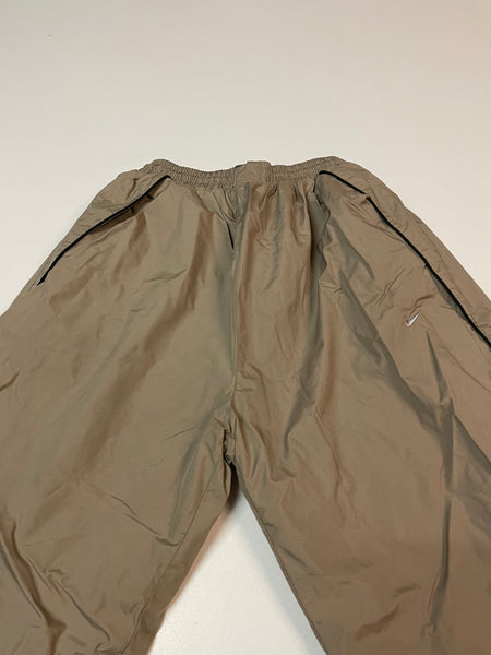 Nike Vintage Trackpants Baggy Gefüttert Nylon Stoff aus Regenjacke XL fit M 453