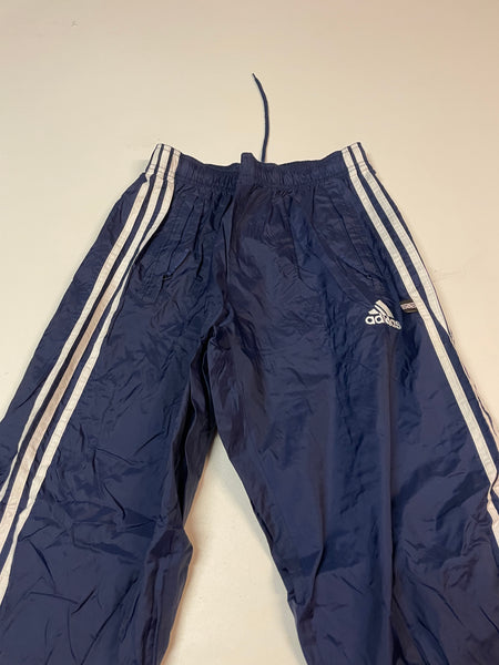 Adidas Vintage Trackpants Baggy Nylon Stoff aus Regenjacke S-M 426