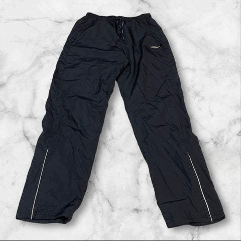 Umbro Vintage Trackpants Baggy Nylon Stoff aus Regenjacke S 424