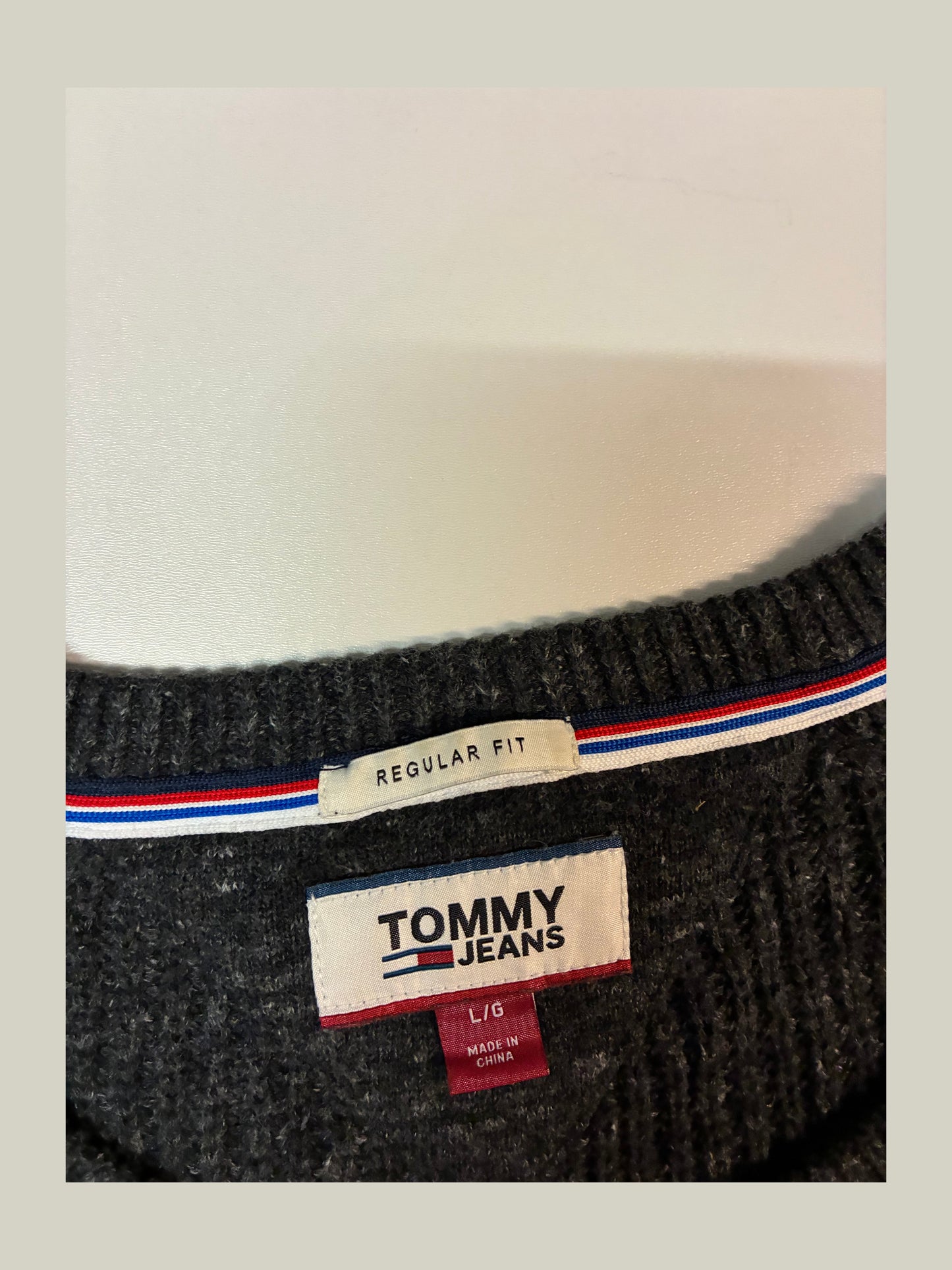 Vintage Tommy Hilfiger Strick Pullover L 6306