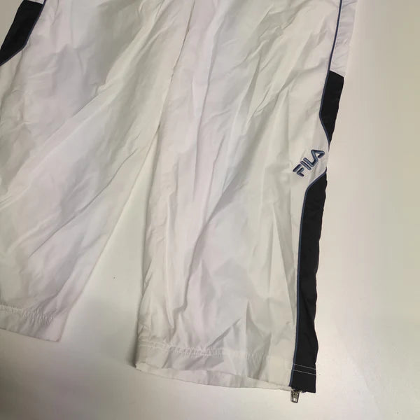 Fila Vintage Trackpants L Nylon Stoff aus Regenjacke 299