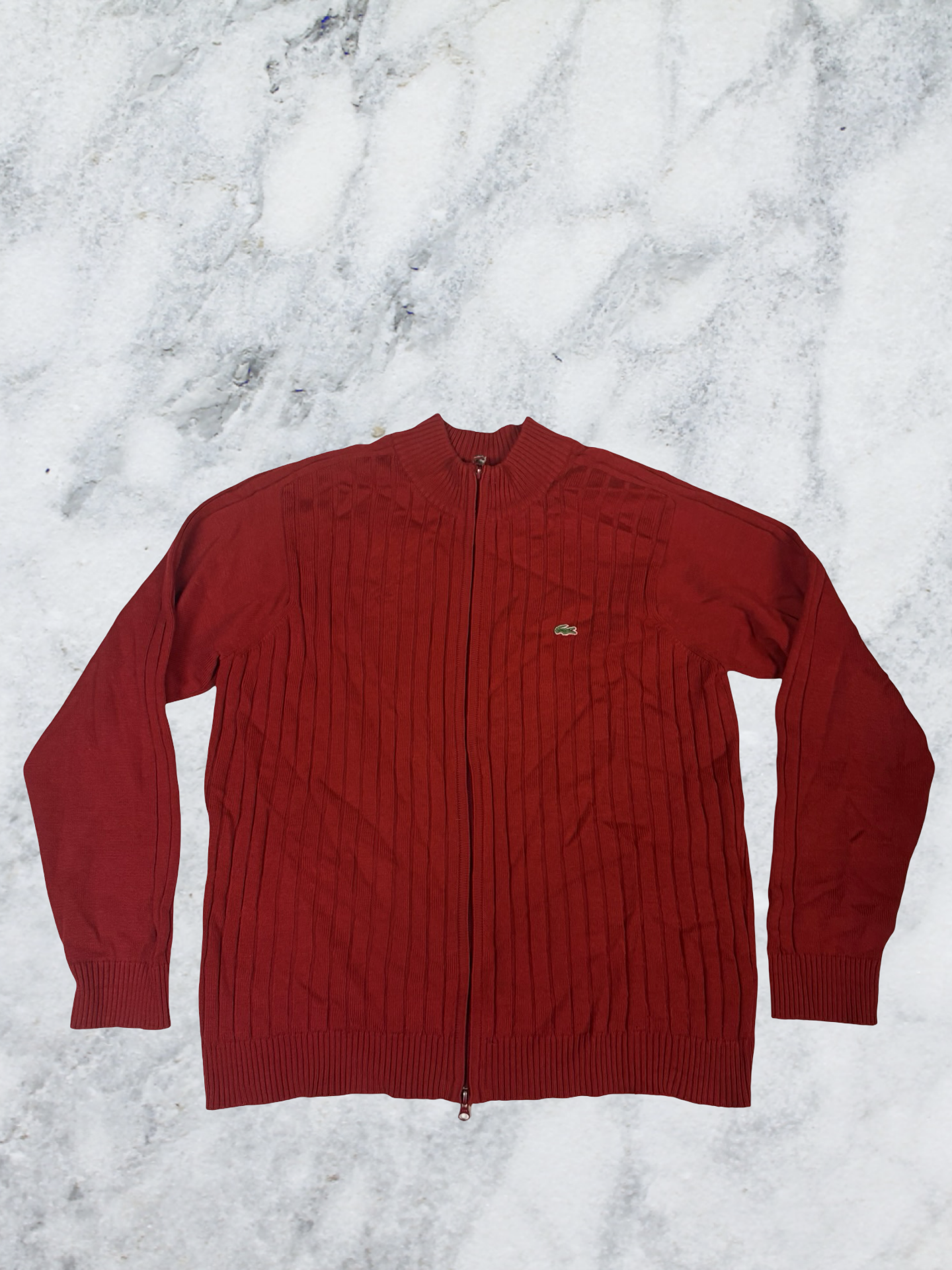 Lacoste Vintage Zipper 30% Wolle L 5862