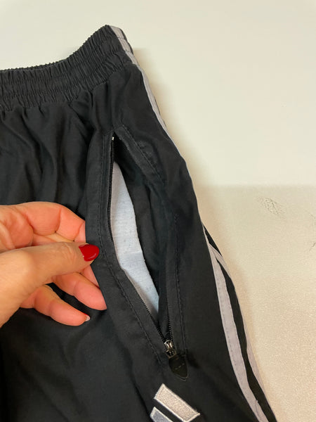 Adidas Vintage Trackpants Baggy Nylon Stoff aus Regenjacke XL 222