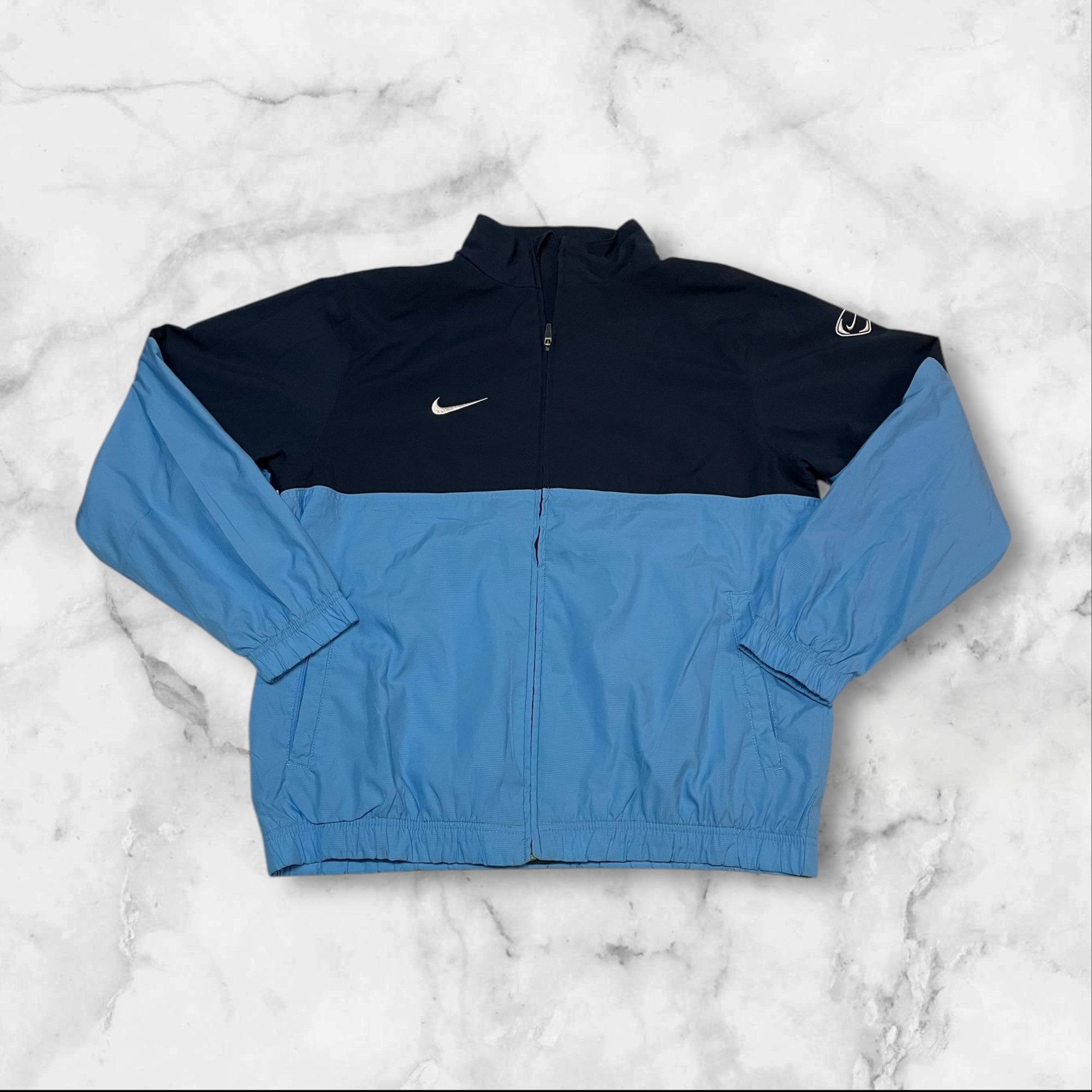 Nike Vintage Trackjacket Nylon Stoff aus Regenjacke #9015 Gr M