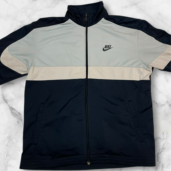 Nike Vintage Trackjacket Nylon Stoff aus Regenjacke #9065 GrL