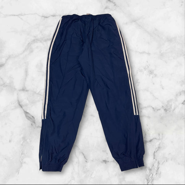 Adidas Vintage Trackpants Baggy Nylon Stoff aus Regenjacke #8951