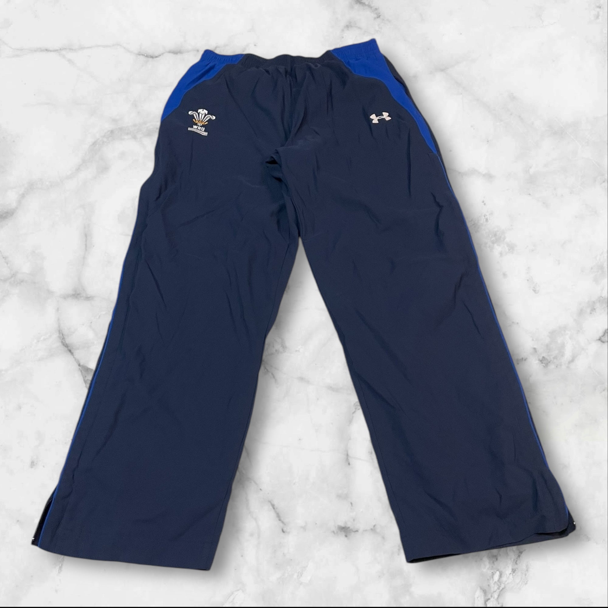 Under Armour Vintage Trackpants Baggy Nylon Stoff aus Regenjacke XL 461