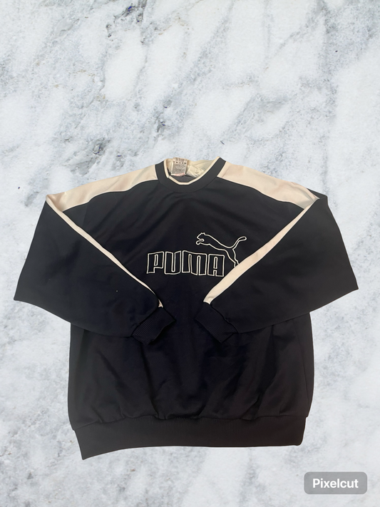 Vintage Puma Sweatshirt navy M - L 5739