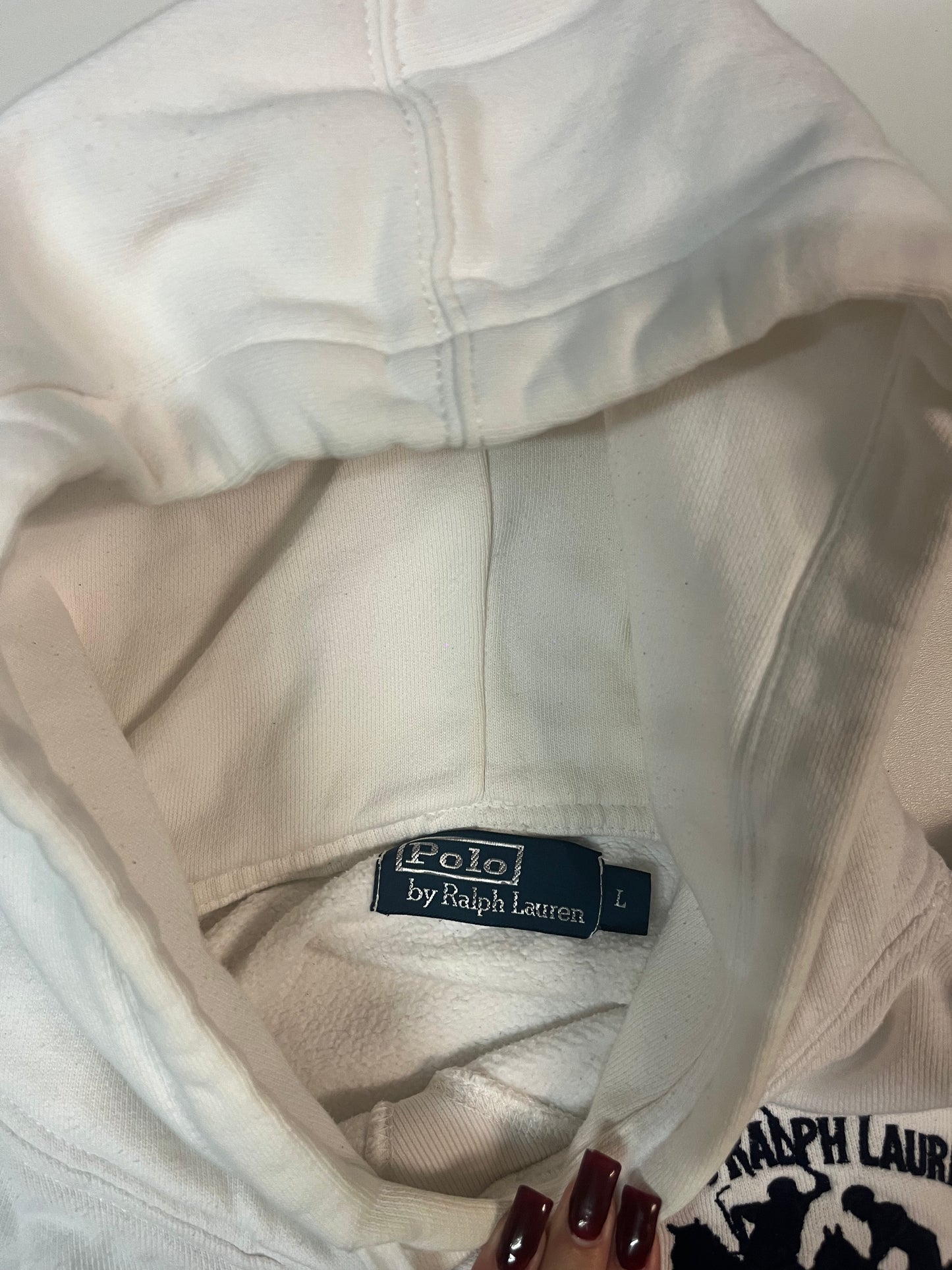 Vintage Polo Ralph Lauren Hoodie L fit S 4792