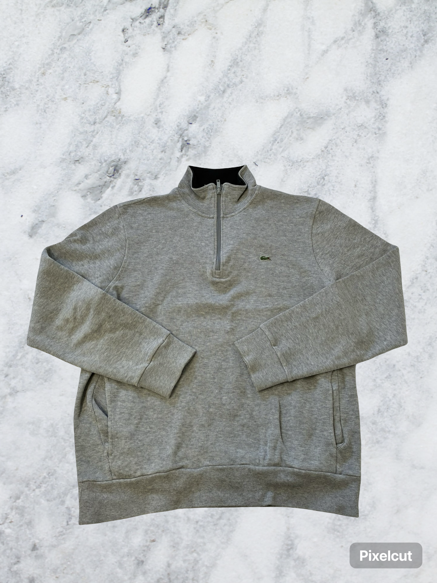 Vintage Lacoste Pullover mit Reißverschluss S 6771