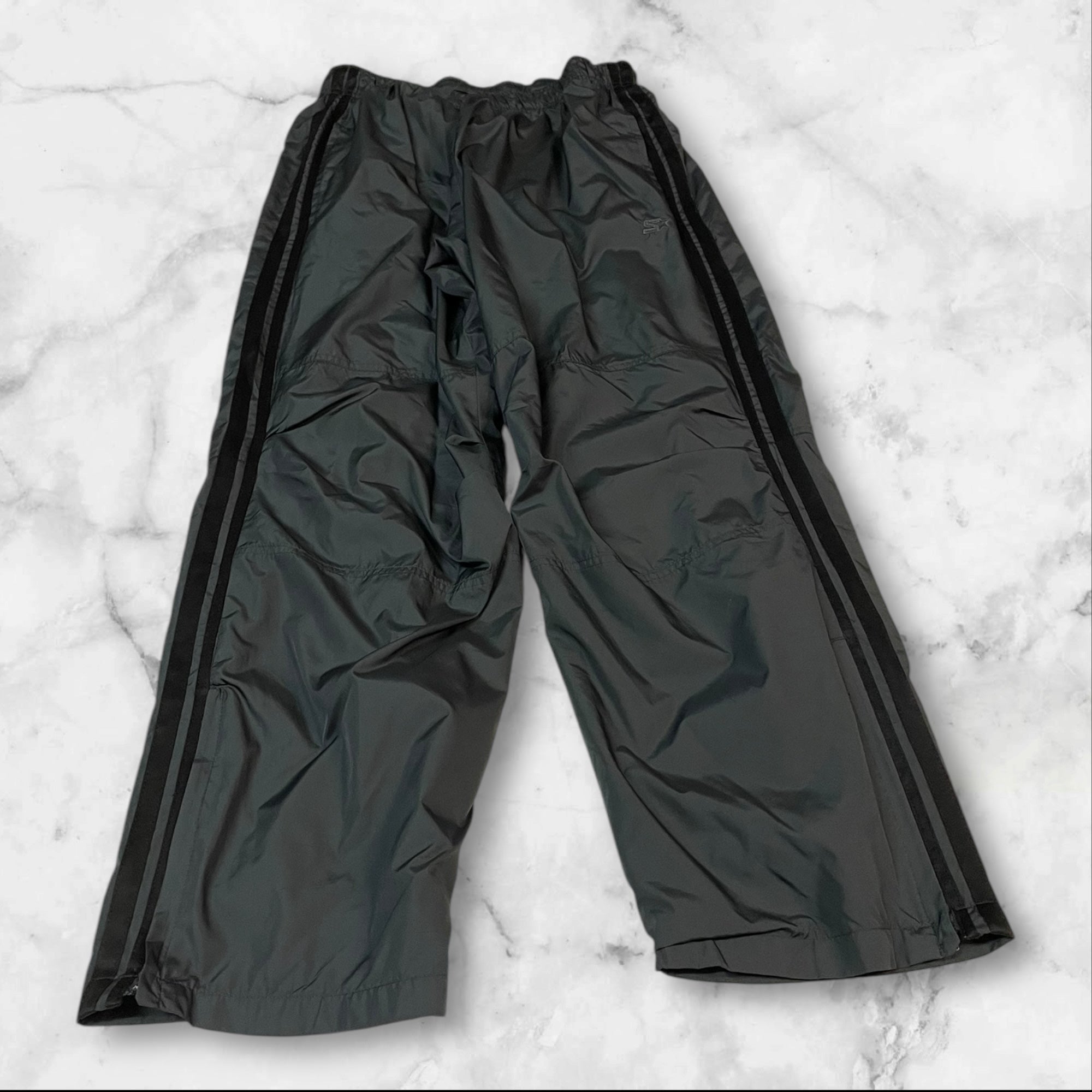 Nike Vintage Trackpants Baggy Nylon Stoff aus Regenjacke XL 325