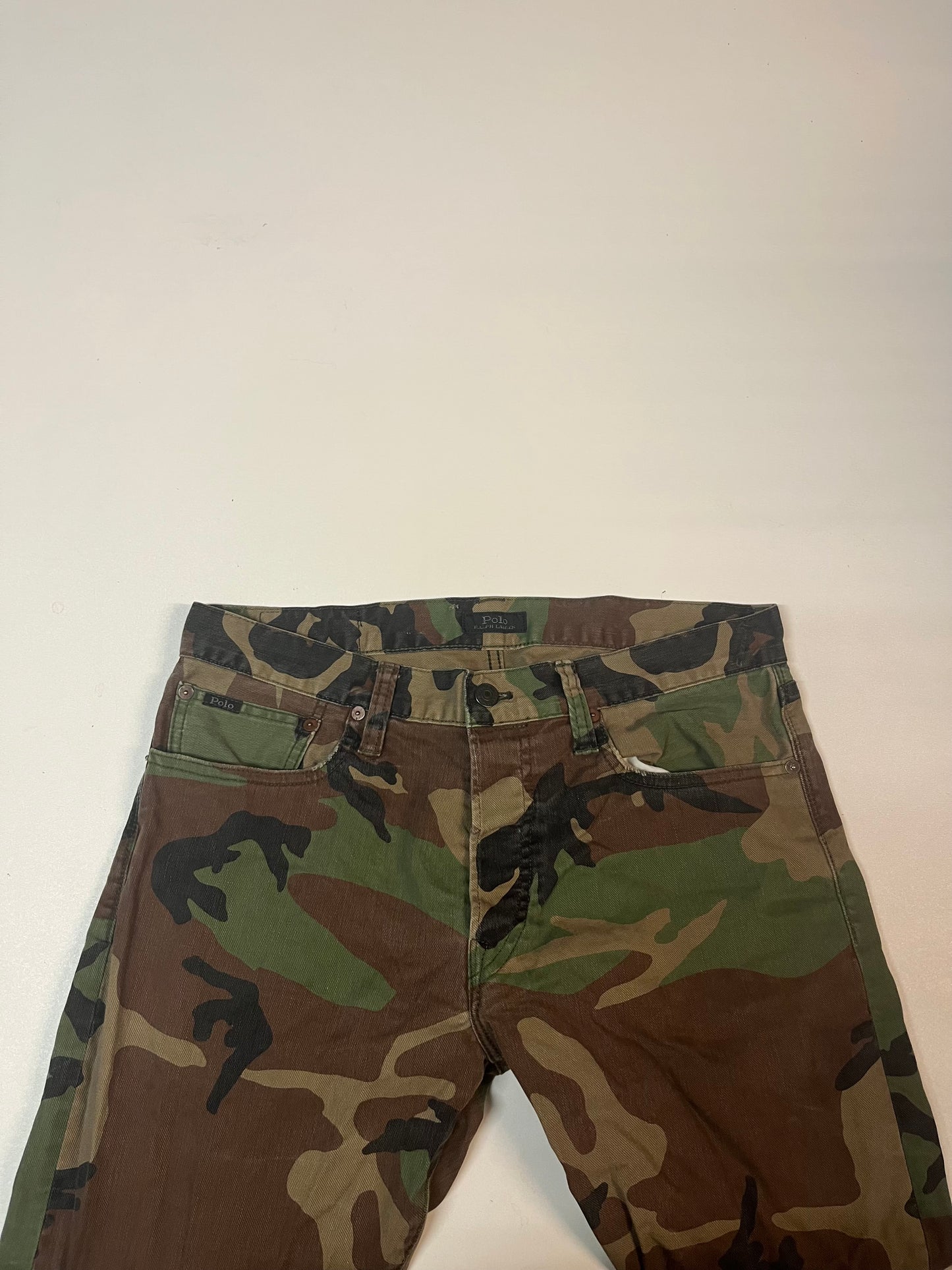 Polo Ralph Lauren Vintage Jeans Cargo Muster W32 L32 3479
