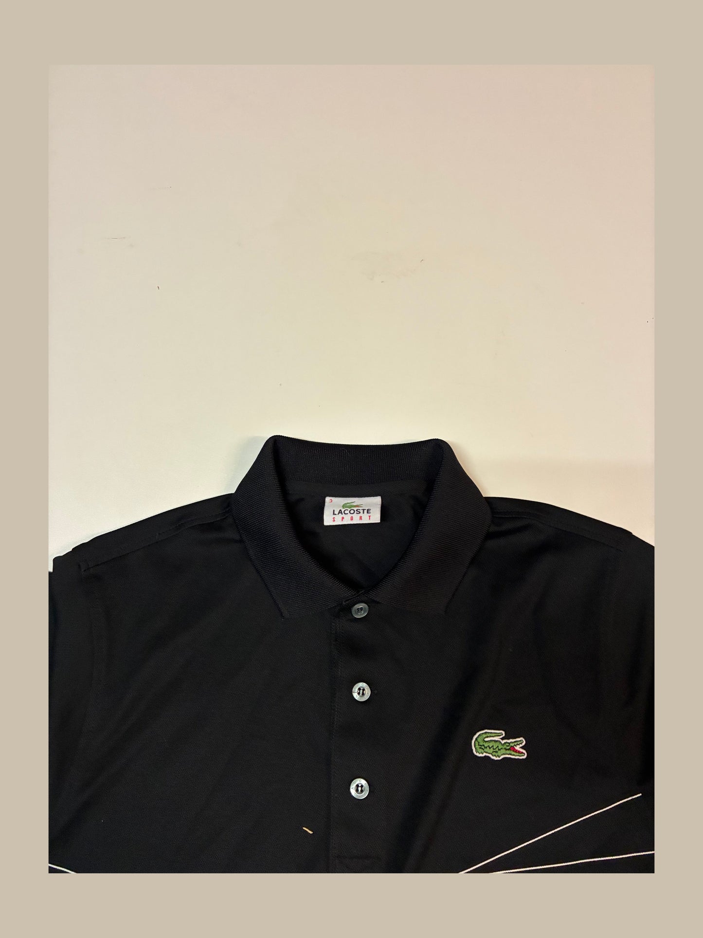 Vintage Lacoste Polo Shirt Gym M 6299