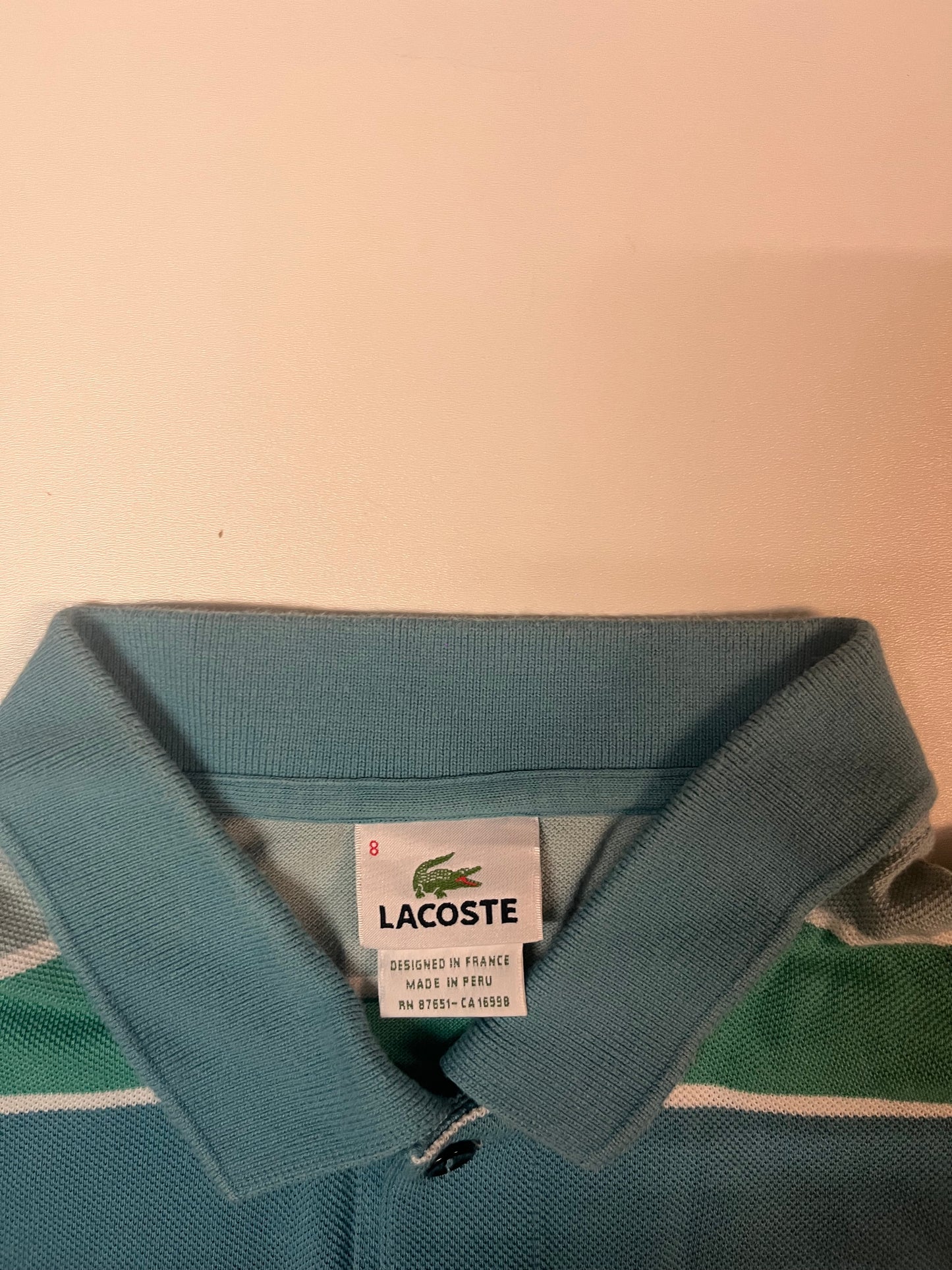 Vintage Lacoste Polo Shirt L 4779