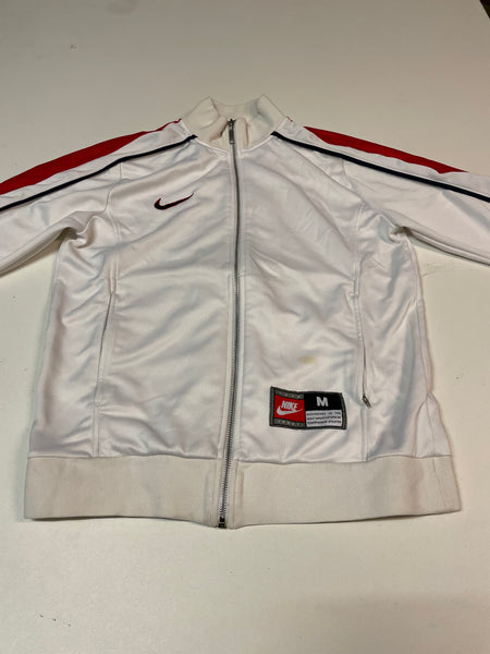 Nike Vintage Trackjacket Nylon Stoff aus Regenjacke mit Fleck M 847