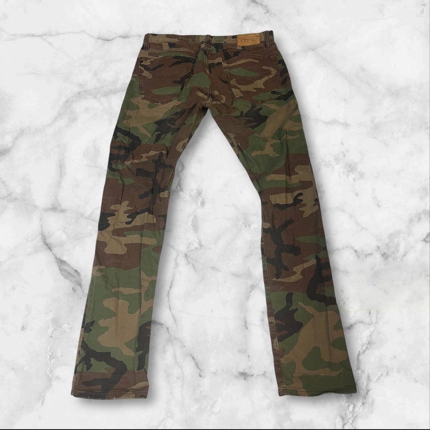 Polo Ralph Lauren Vintage Jeans Cargo Muster W32 L32 3479
