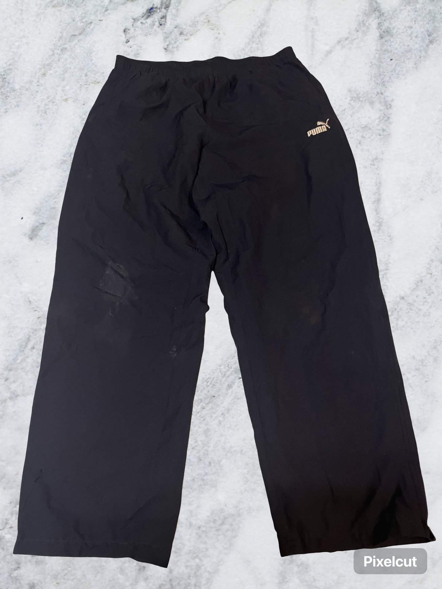 Vintage Puma Trackpants baggy Band fehlt XL fit L 5303