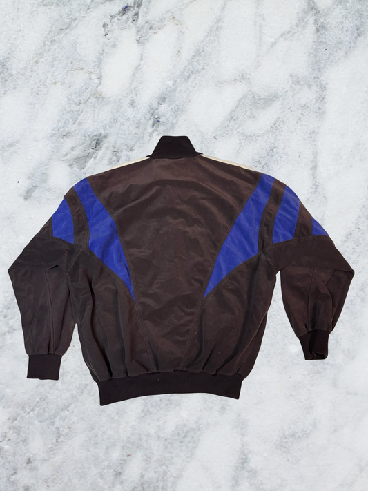 Adidas Vintage Trackjacket Stoff aus Samt M 5830