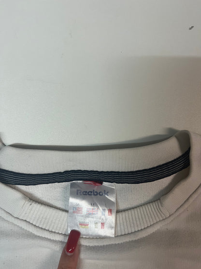 Vintage Reebok Sweater M fit L - XL viele kleine Flecken 4562