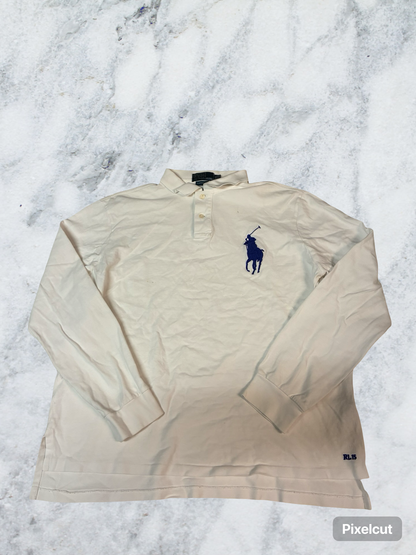 Vintage Polo Ralph Lauren Langarm Shirt XL fit L 6030