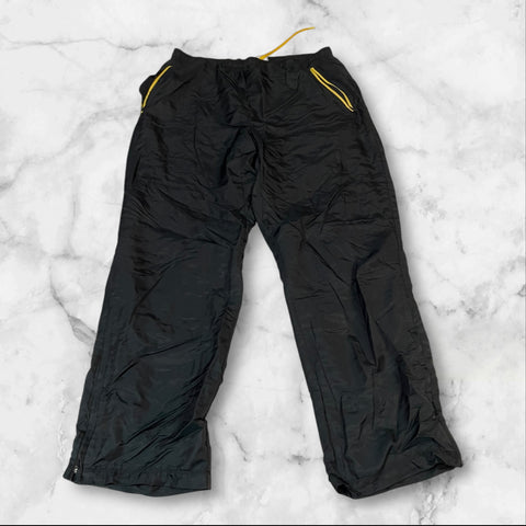 Nike Vintage Trackpants Baggy Nylon Stoff aus Regenjacke L 457