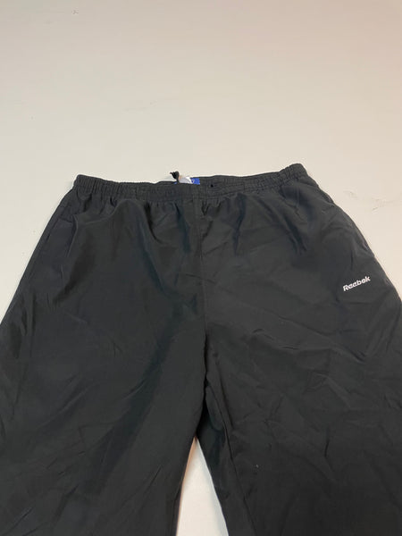 Reebok Vintage Trackpants Baggy Nylon Stoff aus Regenjacke M 422