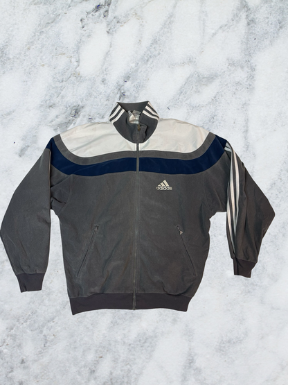 Adidas Vintage Trackjacket Stoff aus Samt S 5831