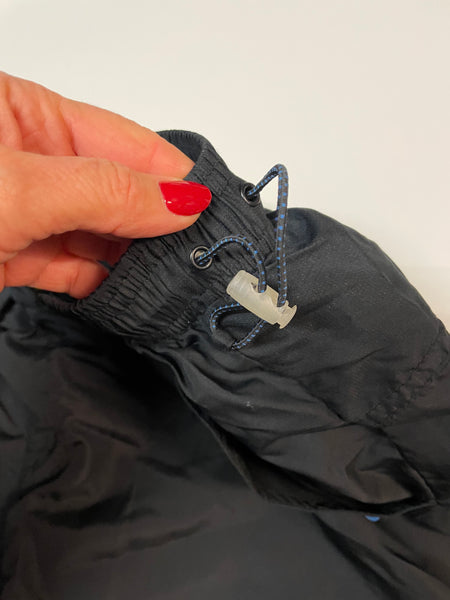 Nike Vintage Trackpants Baggy Nylon Stoff aus Regenjacke L 175