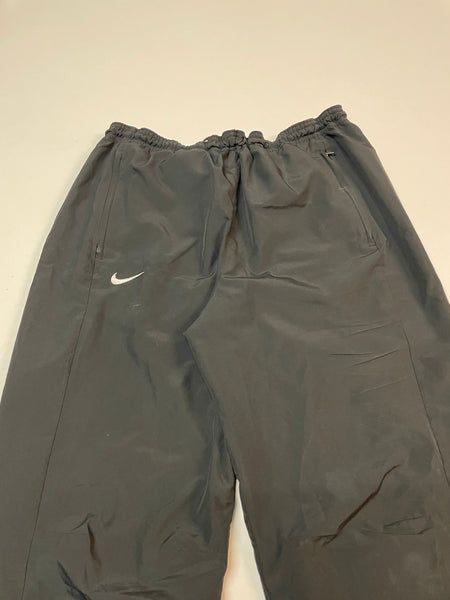 Nike Vintage Trackpants Baggy Nylon Stoff aus Regenjacke S 9458