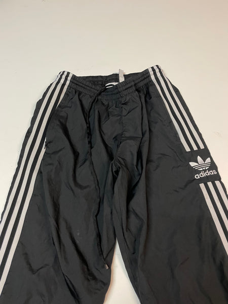 Adidas Vintage Trackpants Baggy Nylon Stoff aus Regenjacke M 168