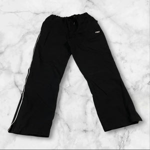 Reebok Vintage Trackpants Baggy Nylon Stoff aus Regenjacke S 178
