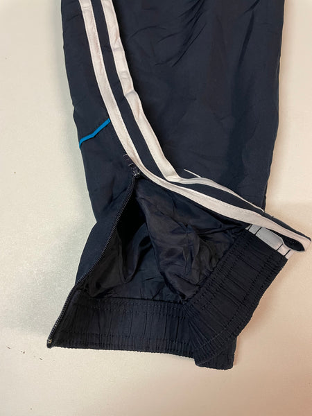 Adidas Vintage Trackpants Baggy Nylon Stoff aus Regenjacke M 359