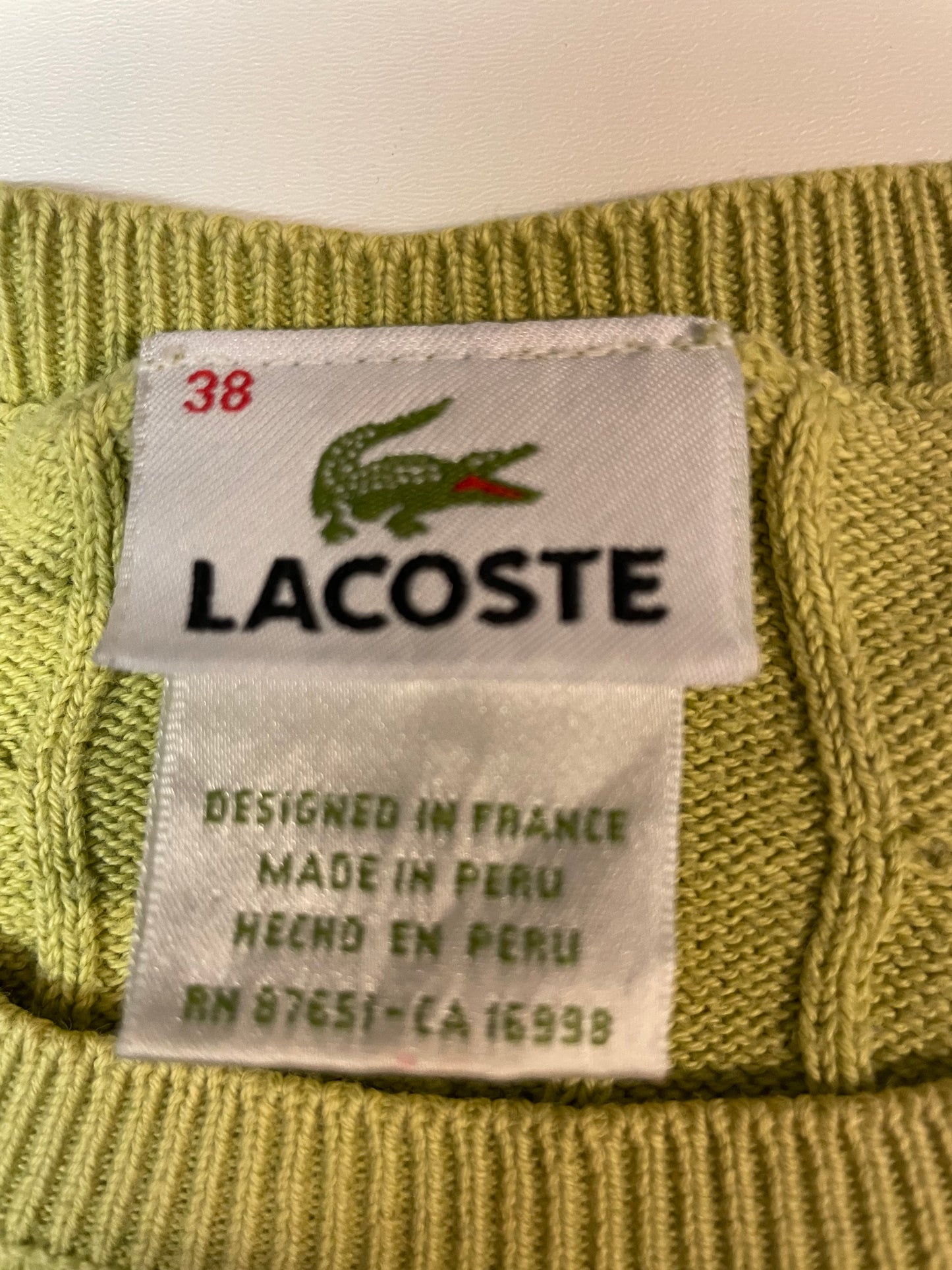 Lacoste Vintage Damen Pullover XS 4630
