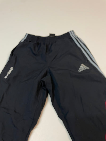 Adidas Vintage Trackpants Baggy Nylon Stoff aus Regenjacke S 859