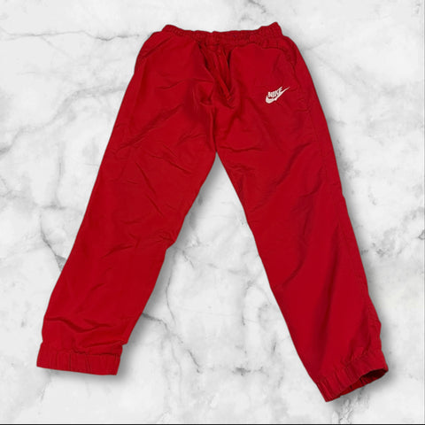 Nike Vintage Trackpants Baggy Nylon Stoff aus Regenjacke M 216